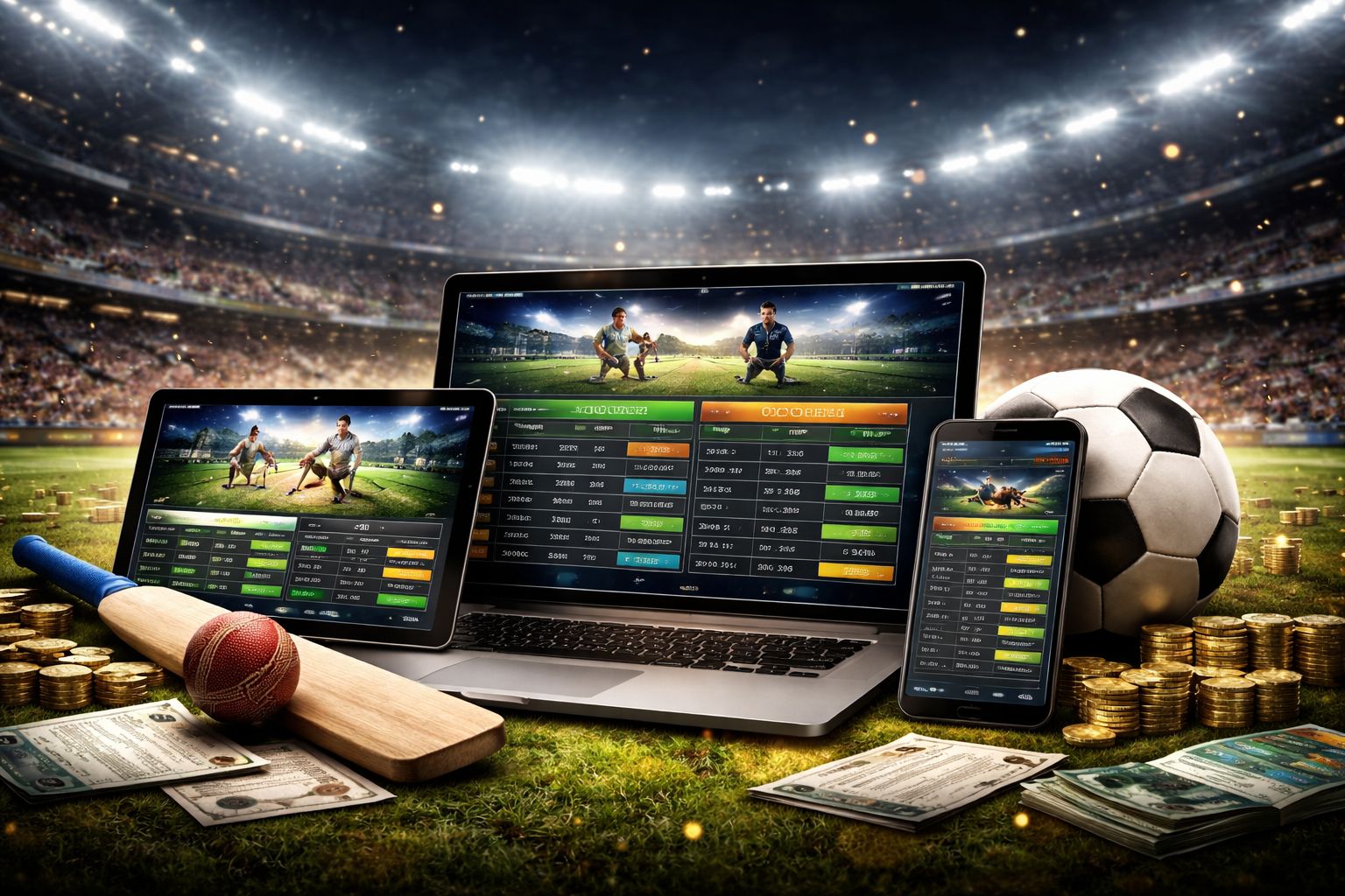 Bóng Đá, Cricket, Và Thị Trường Phổ Biến Trong Một Nơi Bóng Đá, Cricket, Và Thị Trường Phổ Biến Trong Một Nơi